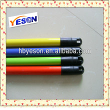 Металлическая ручка метлы / покрашенная ручка металла / ручка с крышкой pvc alibaba china